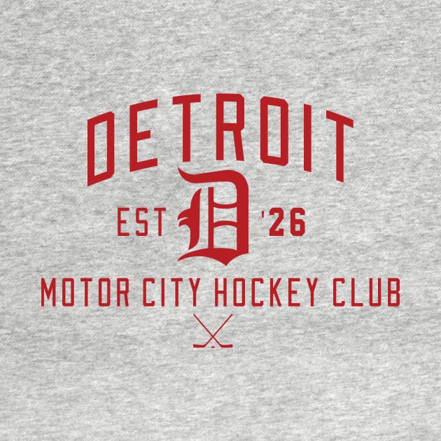 Motor City Hockey II Red by soulf1re